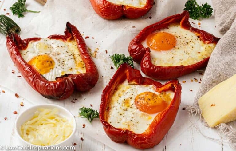 Bell Pepper Egg Boats Recipe