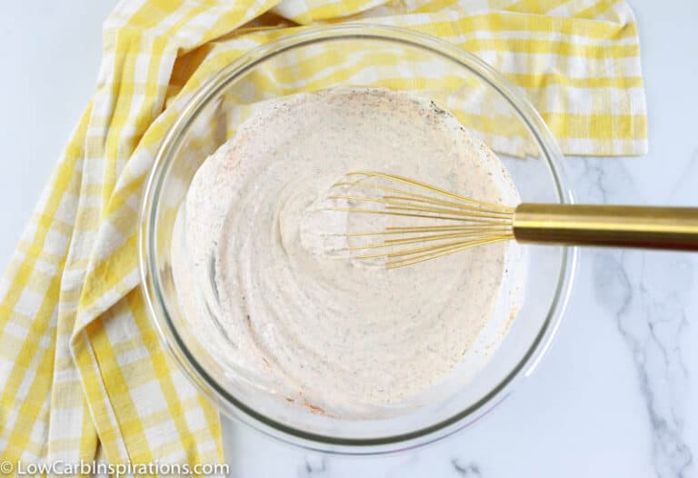 Homemade Keto Ranch Dressing Recipe Low Carb Inspirations