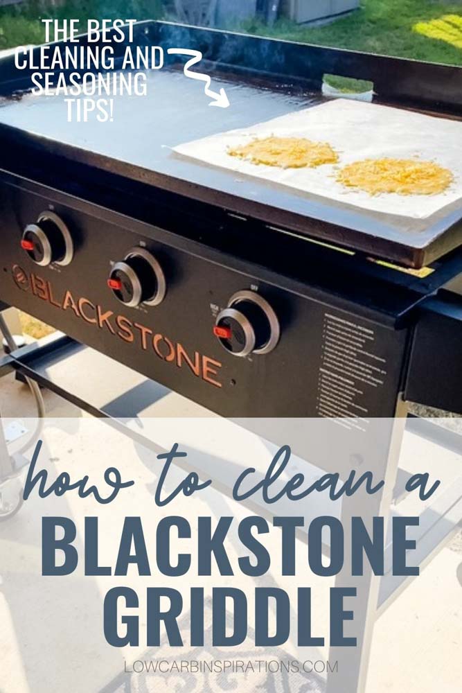 hot blackstone griddle with melted cheese