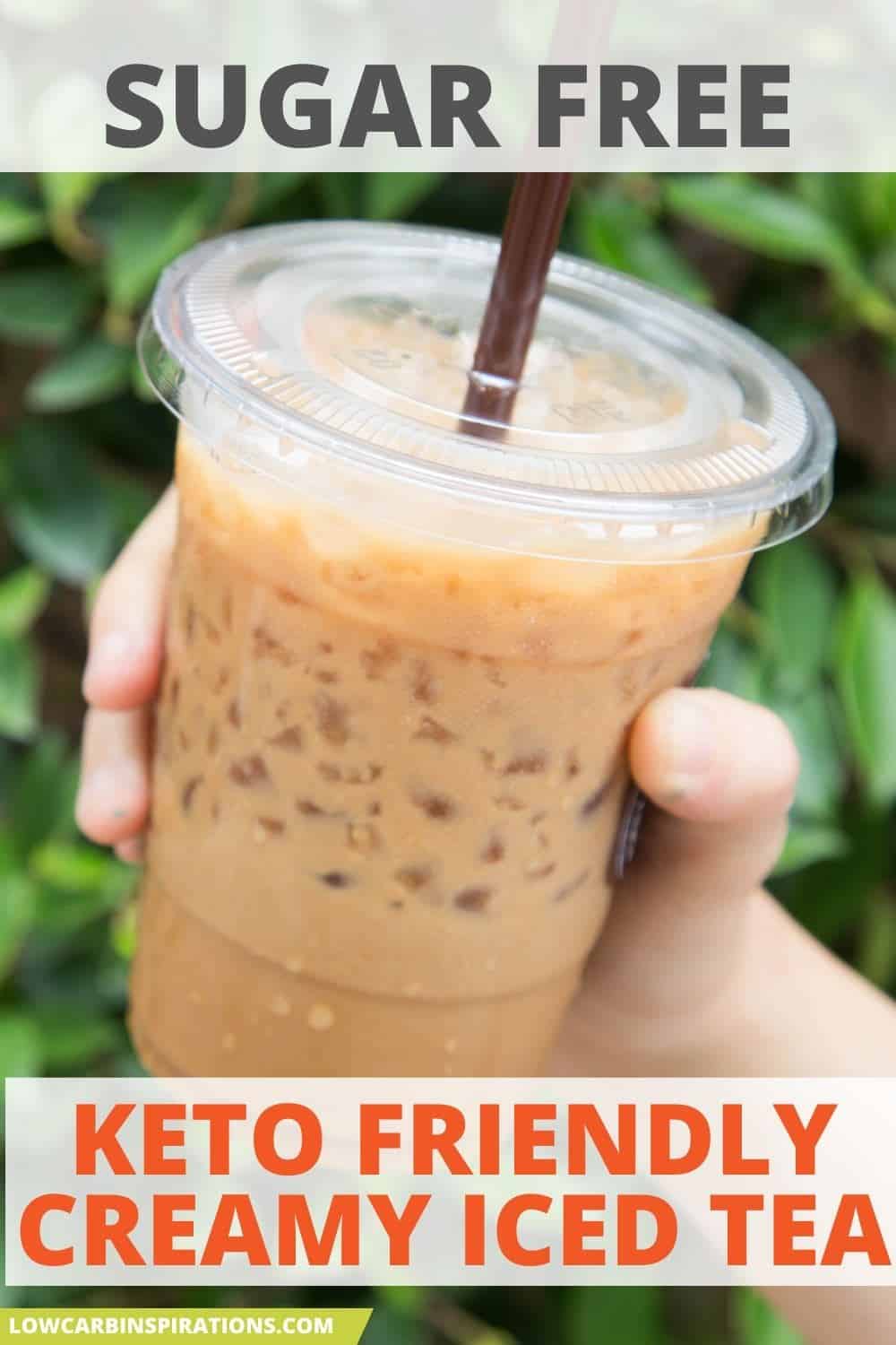 Creamy Keto Iced Tea Recipe (Sugar Free)