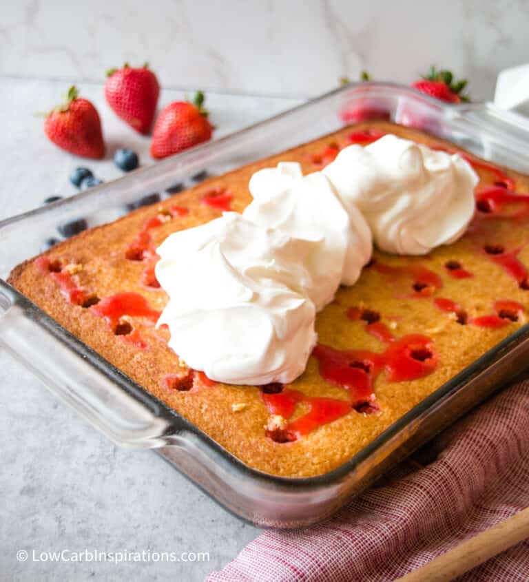 Keto Poke Cake Recipe Low Carb Inspirations