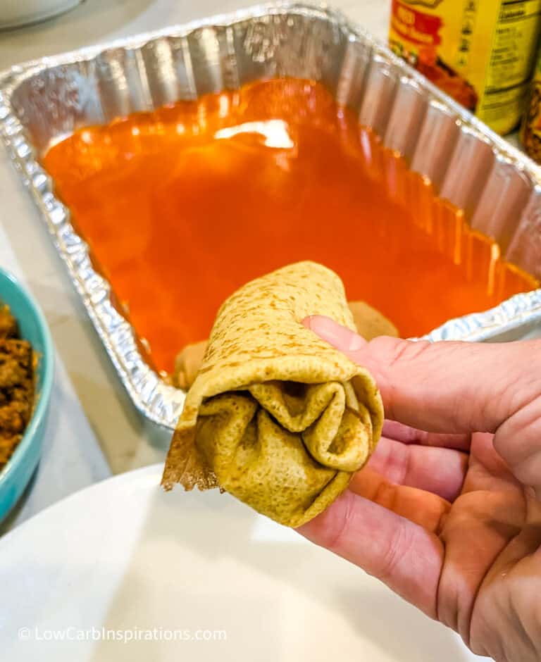 Easy Keto Beef and Cheese Enchiladas Recipe Low Carb Inspirations