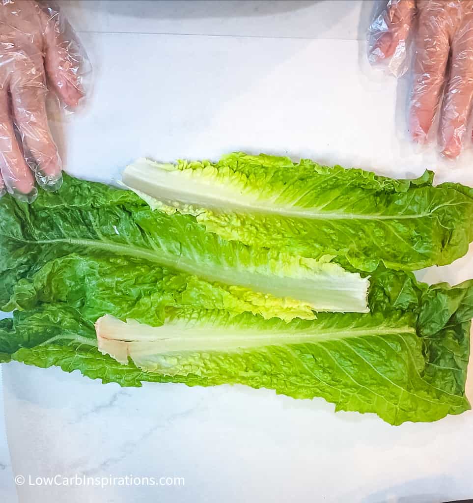 How to make a lettuce wrap sandwich