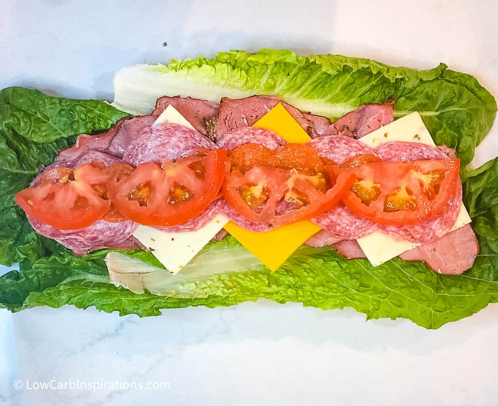 How to make a lettuce wrap sandwich