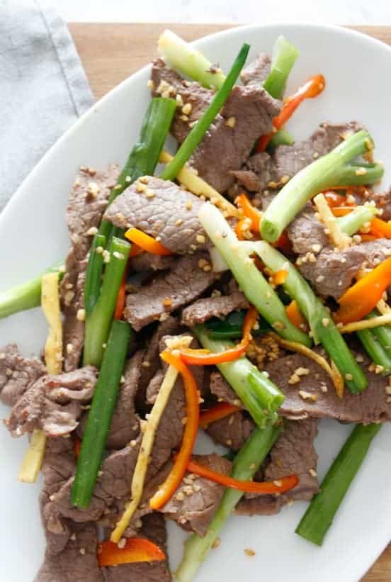Keto Mongolian Beef Stir Fry