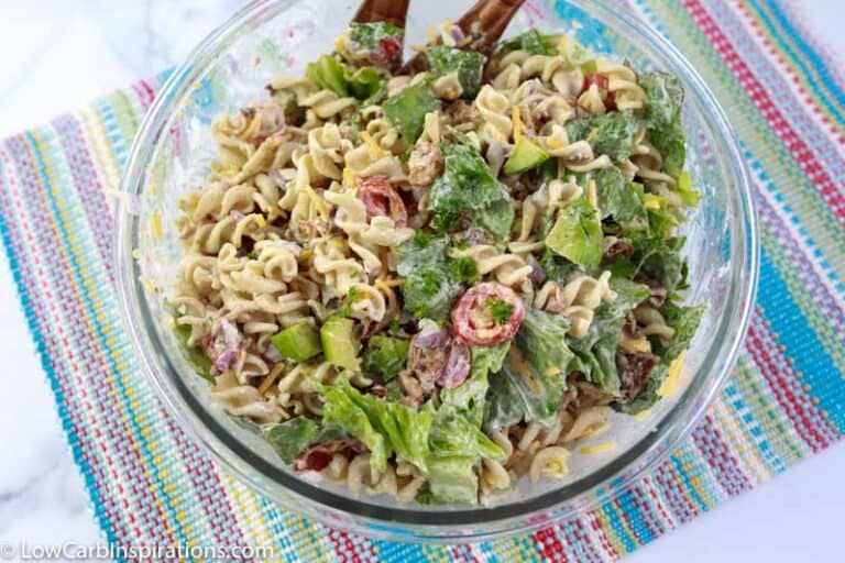 Low Carb Blt Pasta Salad - Low Carb Inspirations