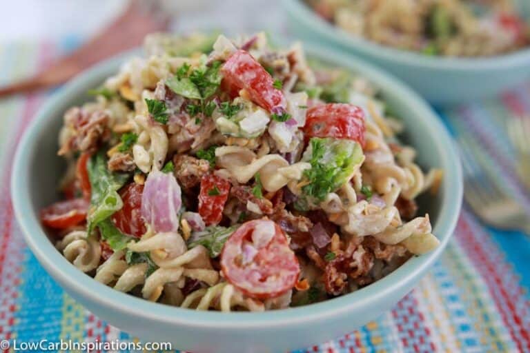 Low Carb BLT Pasta Salad
