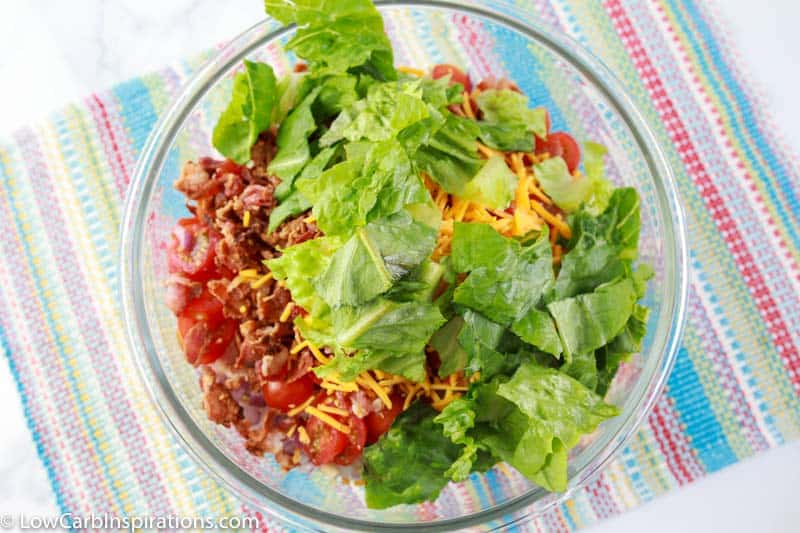Low Carb BLT Pasta Salad