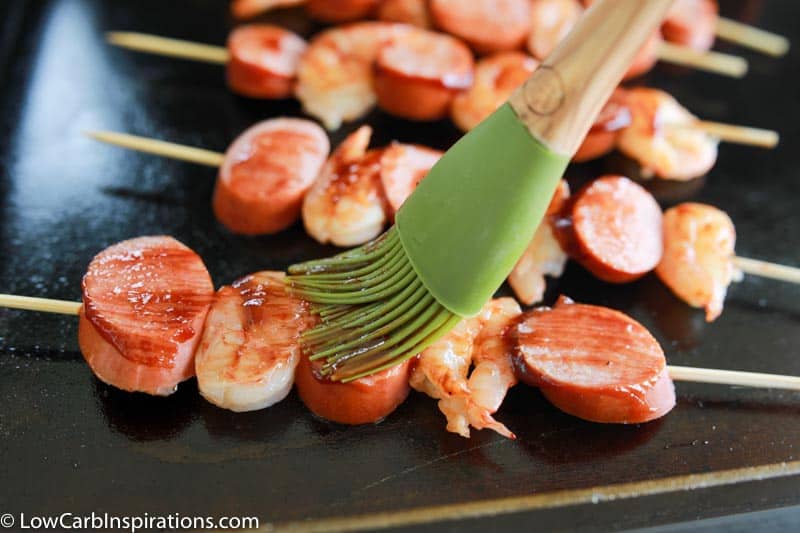 Easy BBQ Sausage and Shrimp Kabobs Recipe
