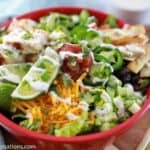 Keto Tex Mex Salad Recipe with Grilled Chicken