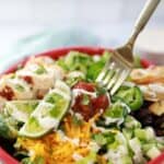 Keto Tex Mex Salad Recipe with Grilled Chicken