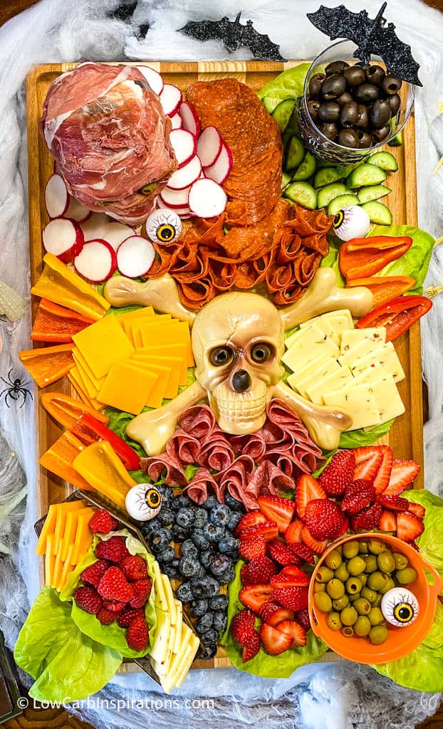 Keto Skeleton Charcuterie Board Recipe and Tutorial