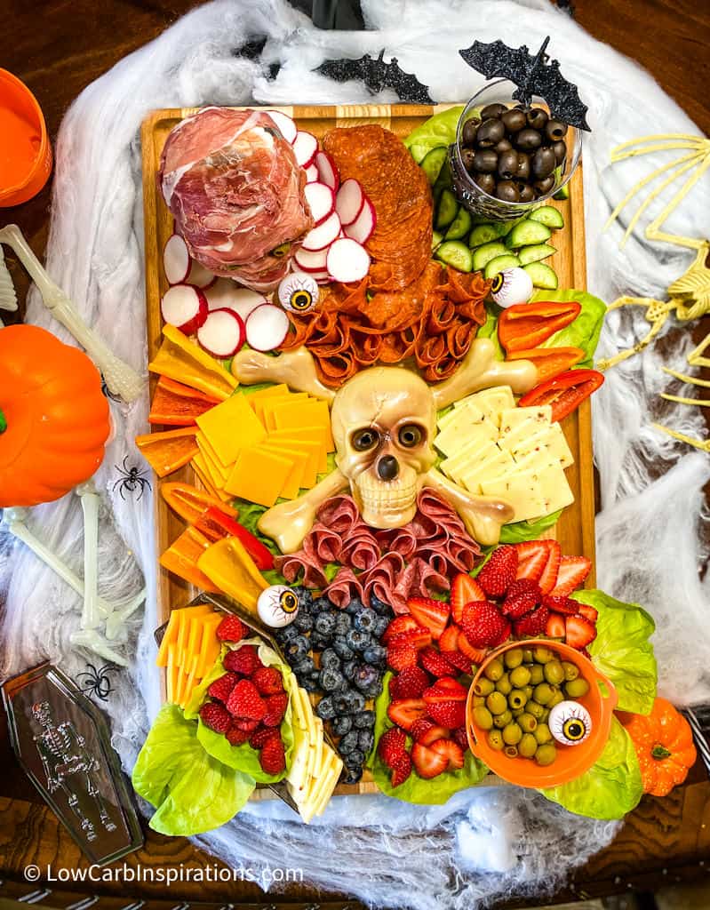 Keto Skeleton Charcuterie Board Recipe and Tutorial