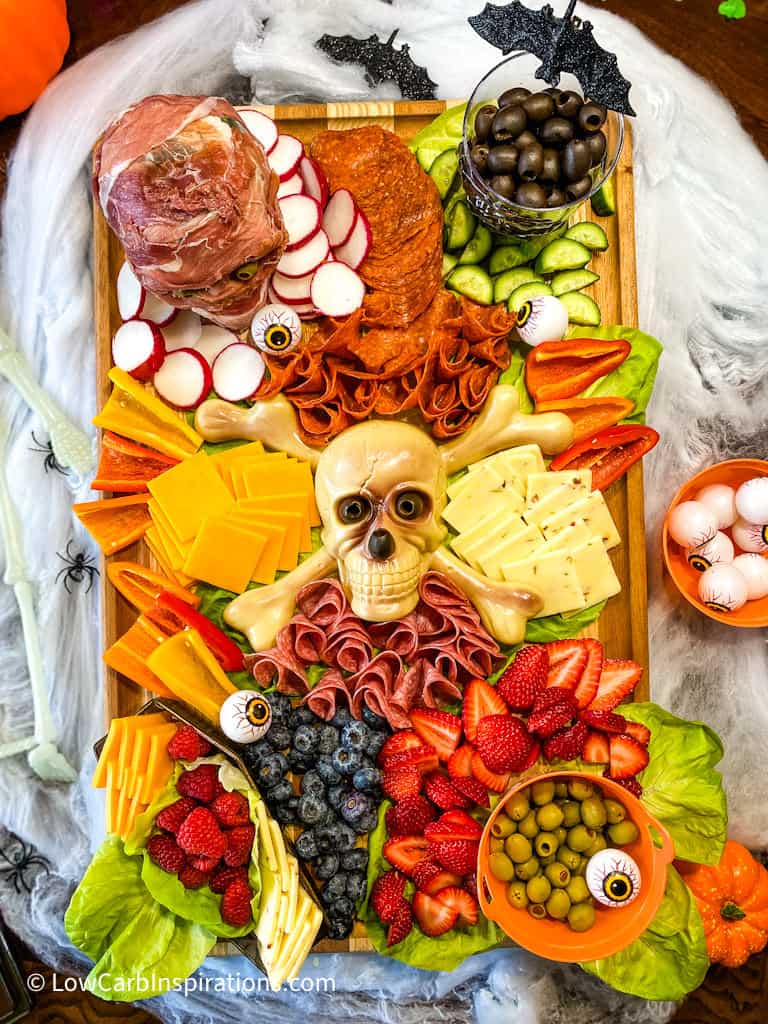 Keto Skeleton Charcuterie Board Recipe and Tutorial