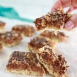 Homemade Keto Samoa Cookie Bars Recipe