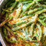 Air Fryer Parmesan Garlic Green Beans