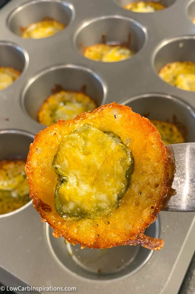 How to Make Crispy Cheese Pickle Chips Low Carb Inspirations