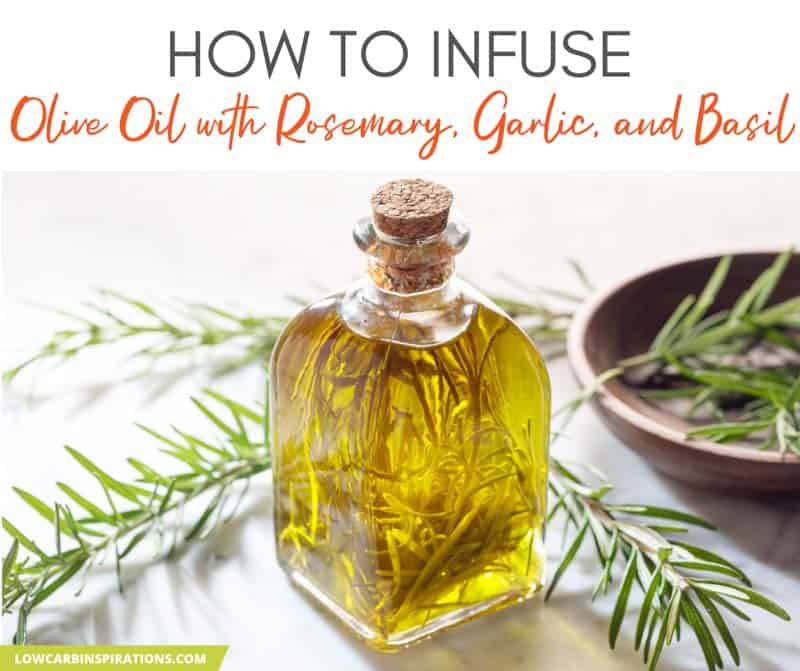 How to Infuse Olive Oil with Rosemary, Garlic, and Basil