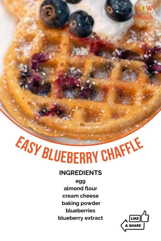 Blueberry Chaffle