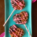 Keto Waffle Pops Recipe (Heart Shaped)