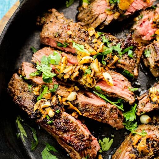 Low Carb Brazilian steak with garlic butter