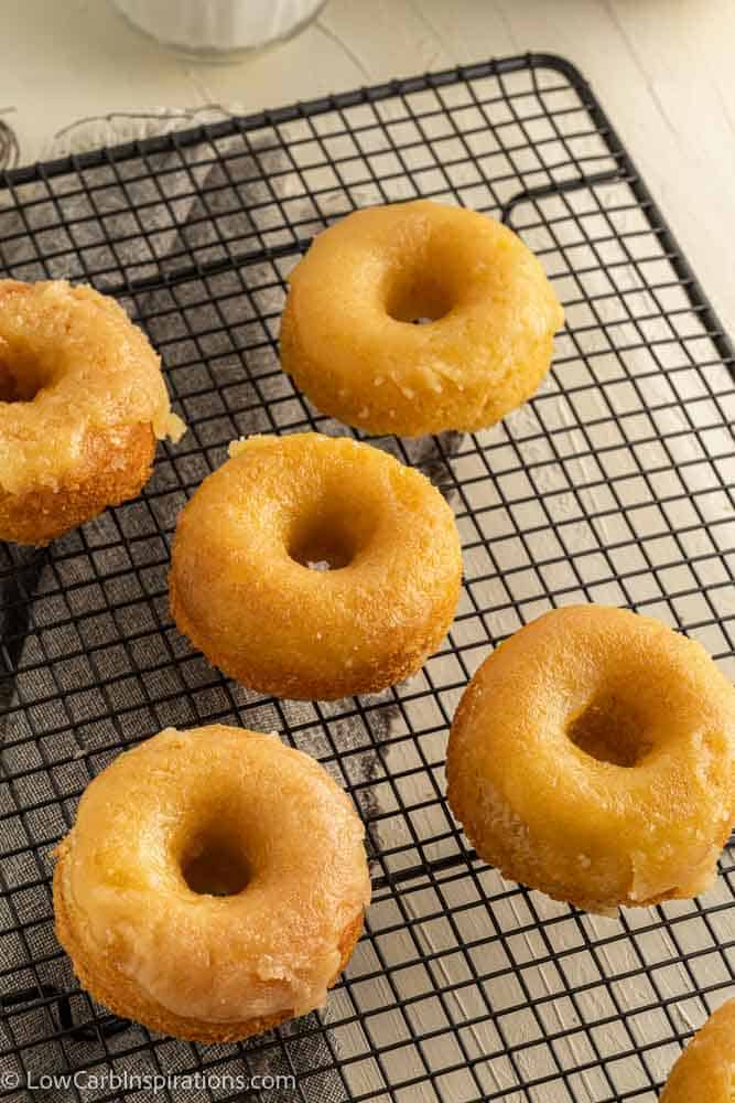 Almond Flour Glazed Donuts Low Carb Inspirations
