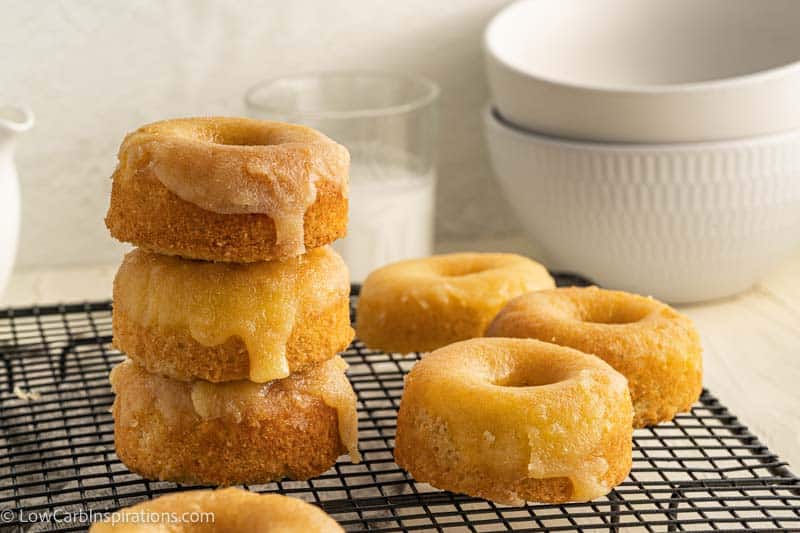 Easy Glazed Low Carb Donuts Recipe