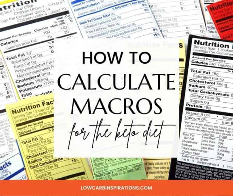 How To Calculate Keto Diet Macros - Low Carb Inspirations