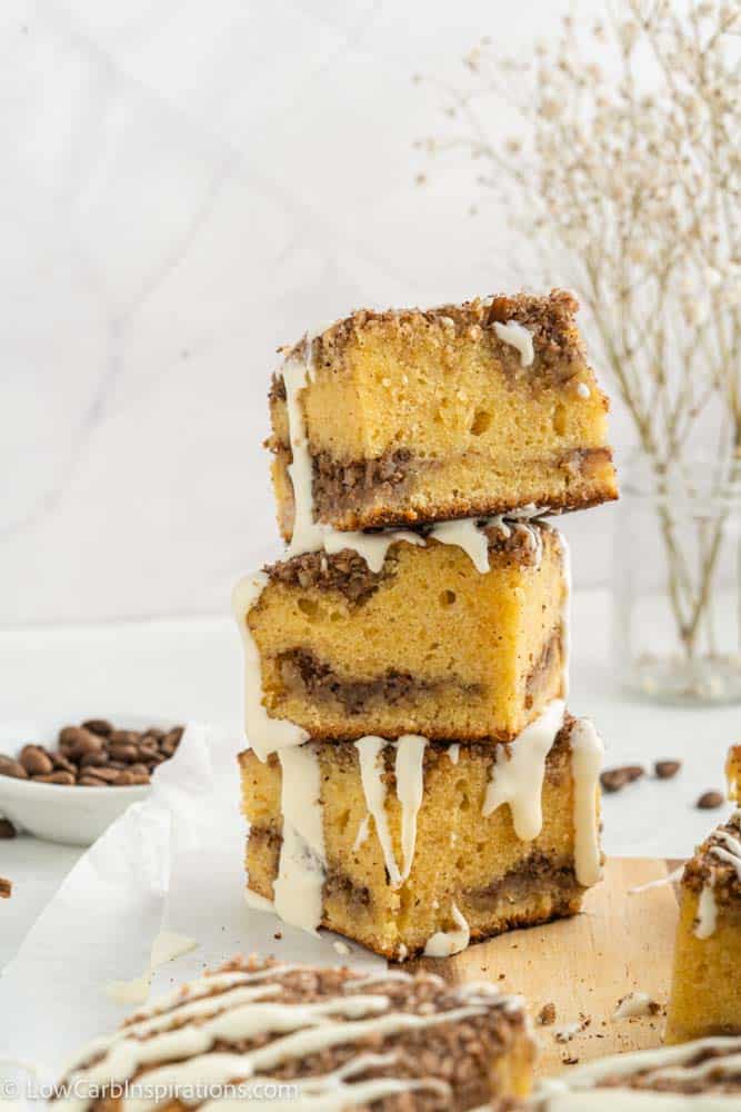 Copycat Starbucks Keto Coffee Cake - Low Carb Inspirations