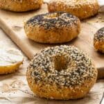 Easy Low Carb Bagels made with Almond Flour