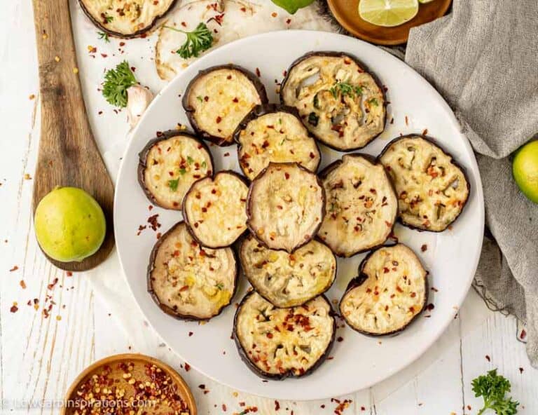 Oven Baked Eggplant Recipe with Chili and Lime - Low Carb Inspirations