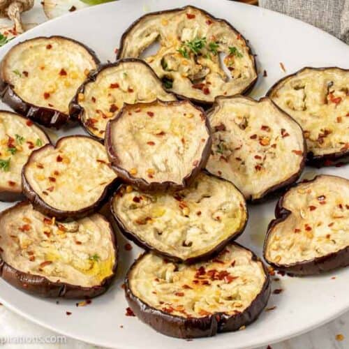 Oven Baked Eggplant Recipe with Chili and Lime