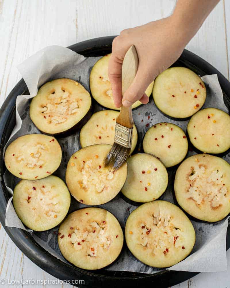 Oven Baked Eggplant Recipe with Chili and Lime