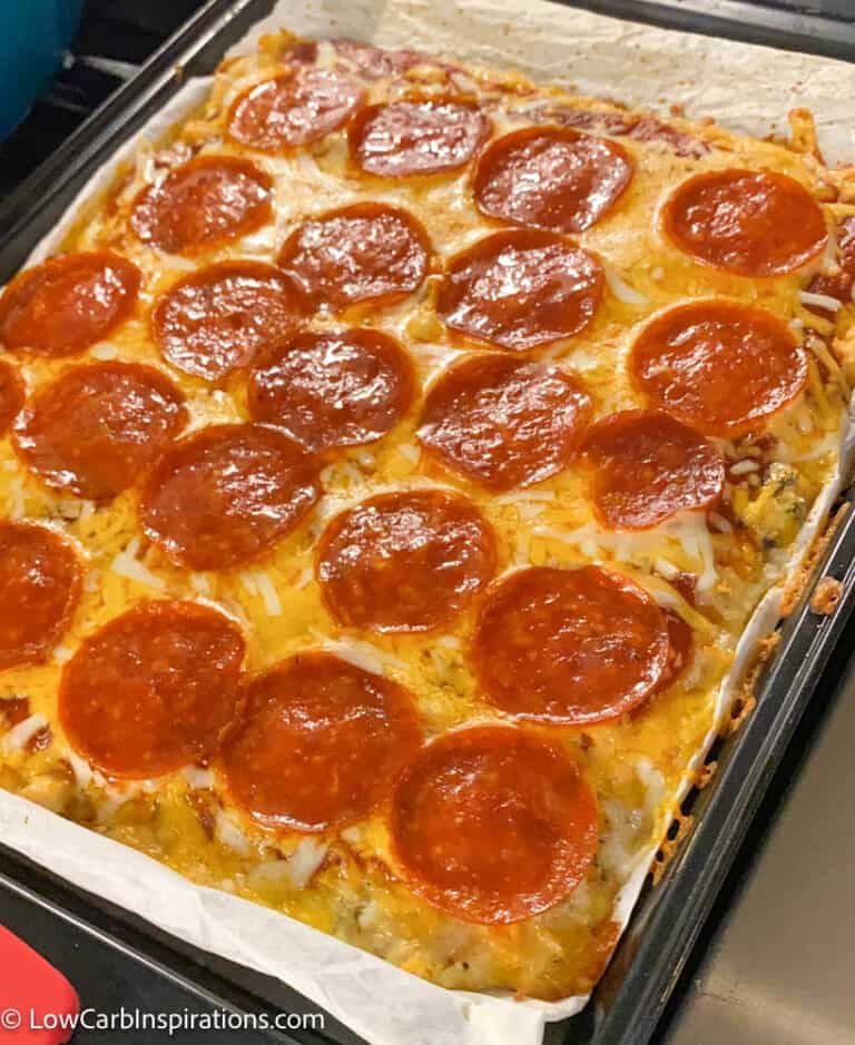 Easy Chicken Pizza Crust Recipe Low Carb Inspirations