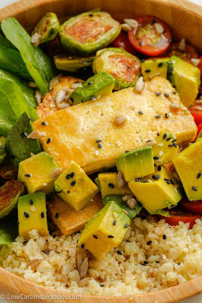 Amazing Keto Buddha Bowl (low carb and keto friendly)