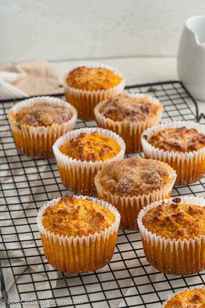 Sugar Free Pumpkin Muffins with Almond Flour (keto and low carb)