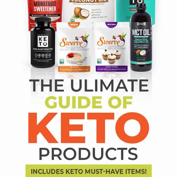 Looking for the best products for the keto diet? Look no further! The ultimate keto guide of products includes must-have items and essentials to get you started on the keto diet!