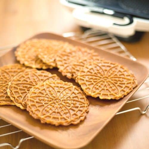 Keto Pizzelle Cookies