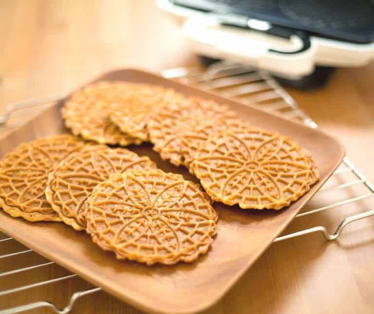 Keto Pizzelle Cookies
