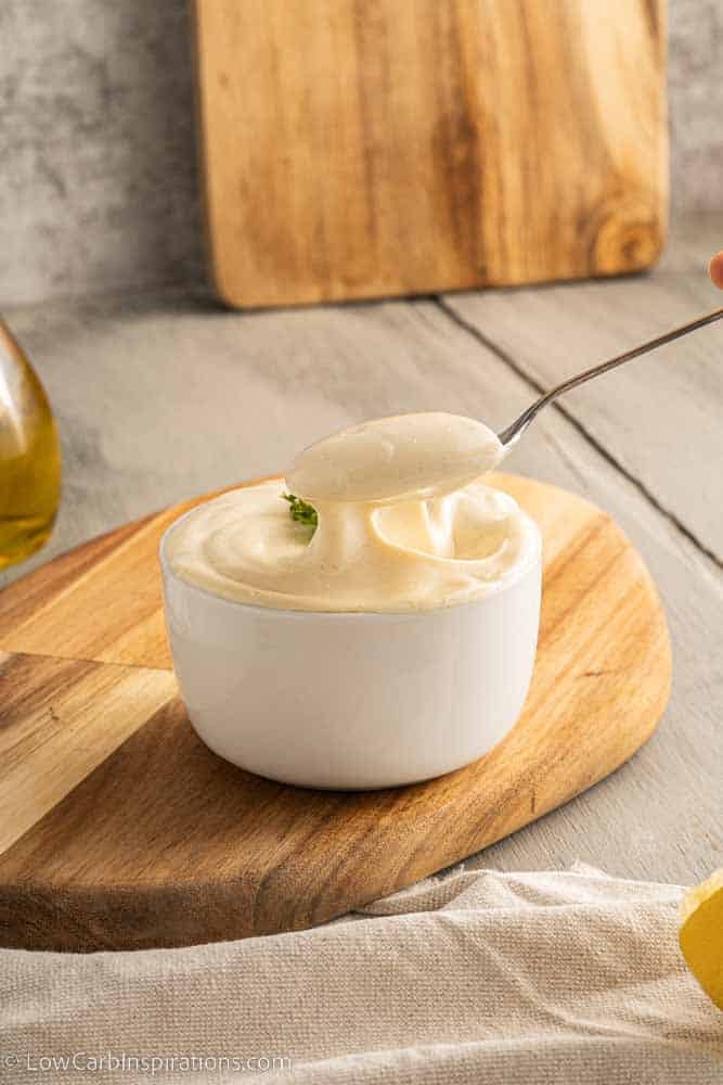 Easy Keto Homemade Mayonnaise Recipe Low Carb Inspirations