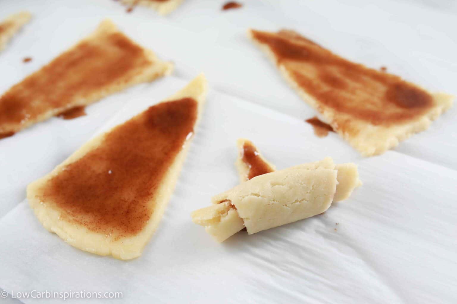 Healthy Cinnamon Croissants with icing Low Carb Inspirations