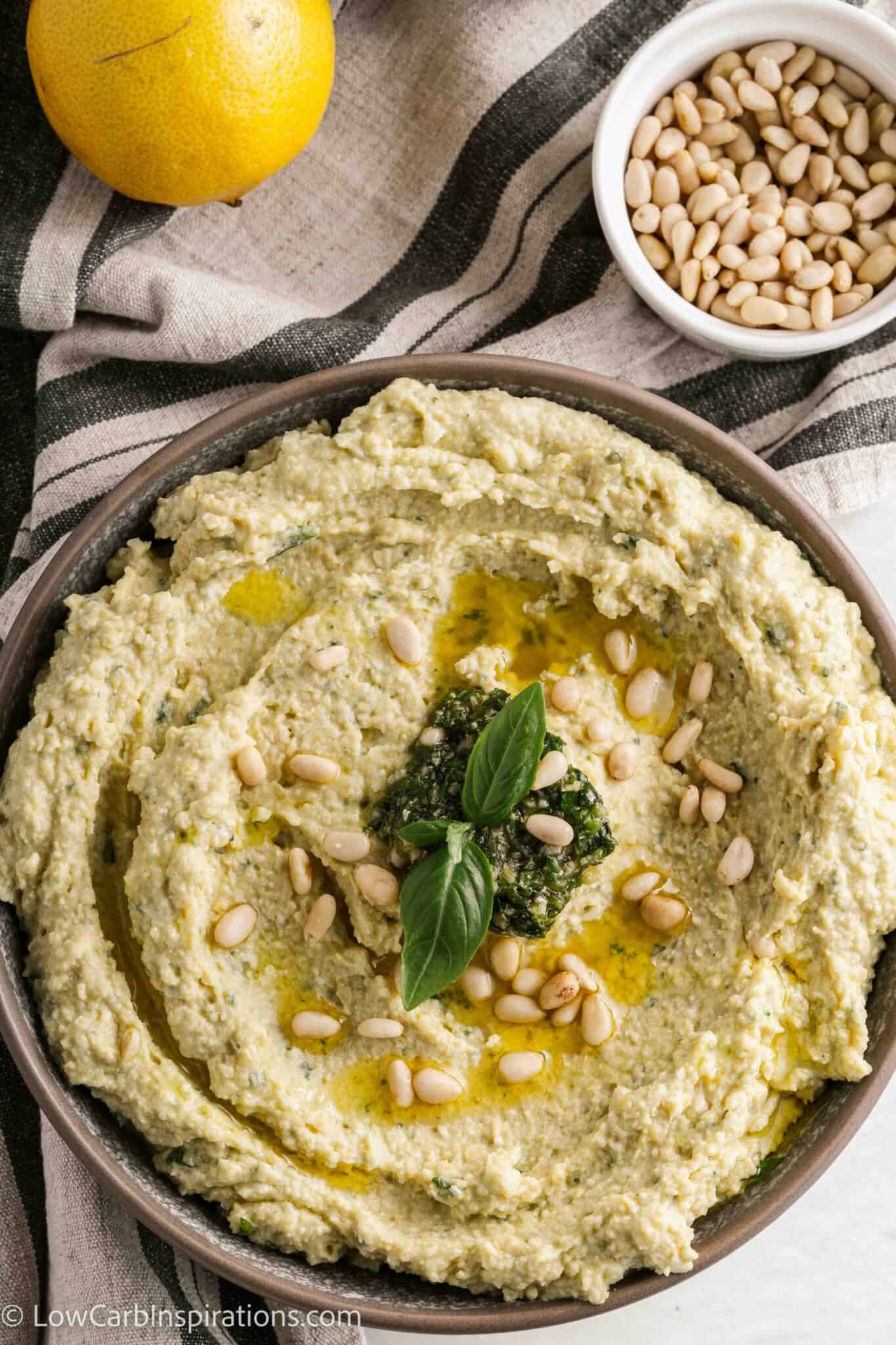 Low Carb Pesto Hummus Recipe A Delicious and Nutritious Dip for