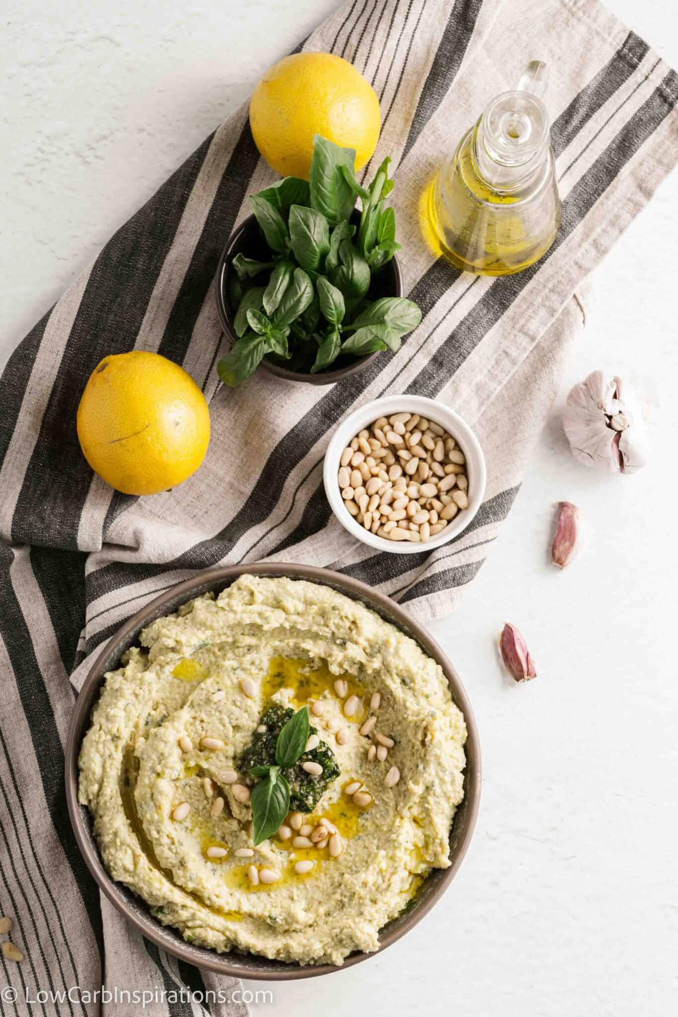 Low Carb Pesto Hummus Recipe A Delicious and Nutritious Dip for