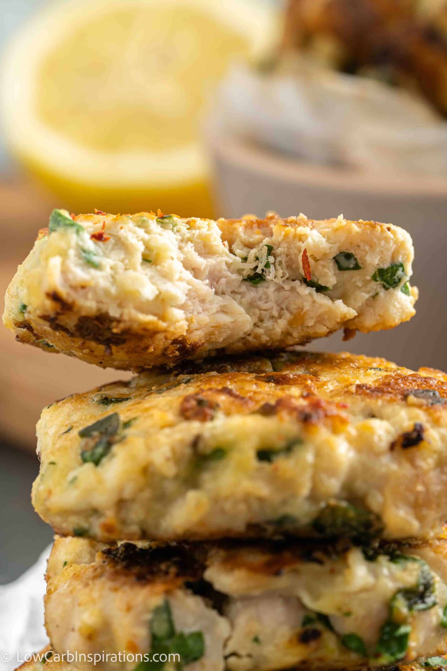 Healthy Chicken Fritters (flavorful and keto-friendly) - Low Carb ...