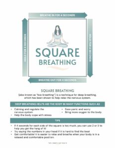 Box Breathing Can Help Lower Cortisol Levels - Low Carb Inspirations