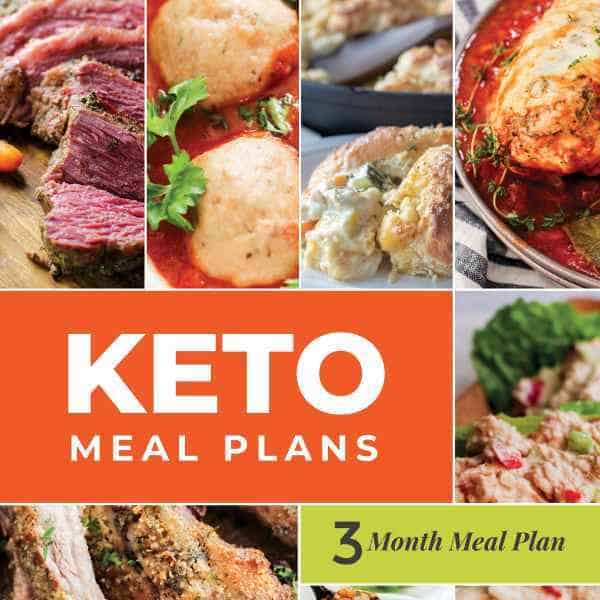 Keto Menu Plan Volume 1