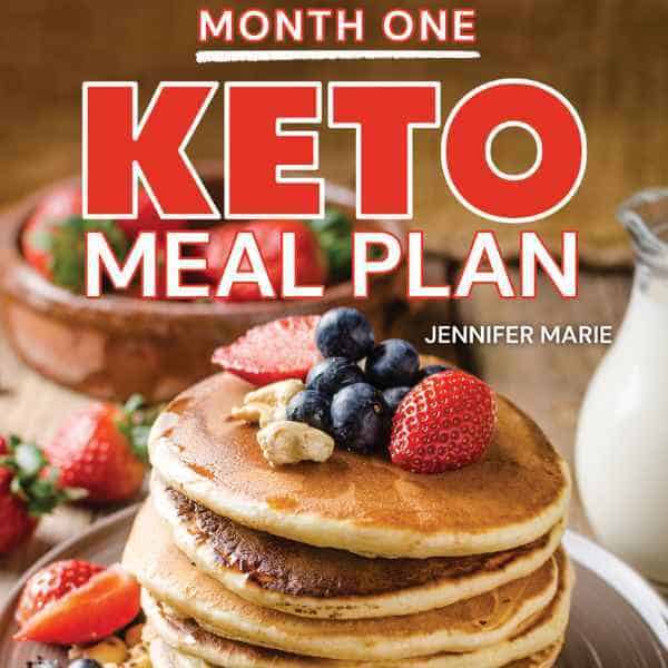 Month 1 Keto Menu Plan