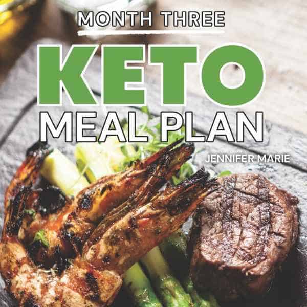 Month 3 Keto Meal Plan