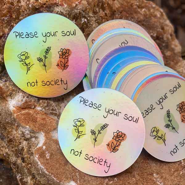 Please Your Soul Stickers