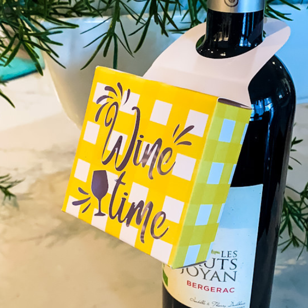 Wine Time Gift Tag